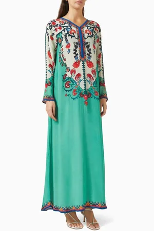 Rajdeep Ranawat Ghazal Kaftan in Bemberg Crepe