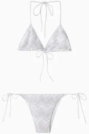 Missoni Chevron-lace Bikini Set in Viscose Blend