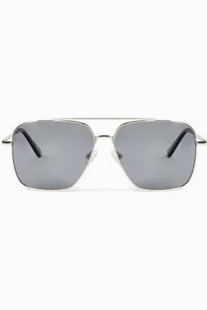 Roderer Harry Aviator Polarized Sunglasses in Stainless Steel
