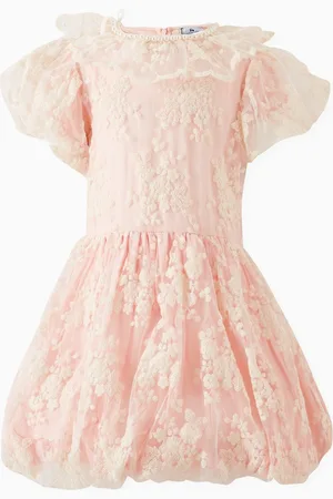 RASPBERRY PLUM Maddie Flared Dress in Mesh