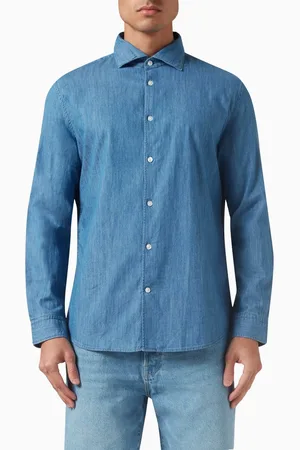 SELECTED Cutaway Shirt in Denim
