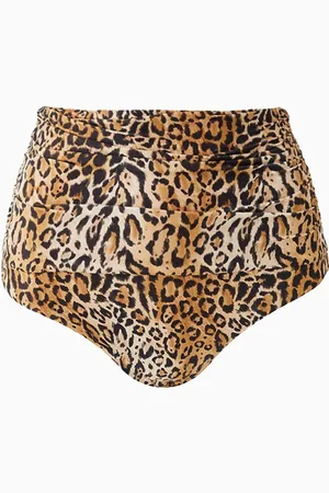 Melissa Odabash Catania Leopard-print Bikini Briefs in Stretch Nylon