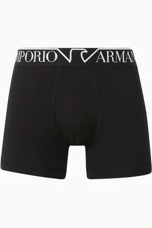 Emporio Armani Logo Boxer Briefs in Organic Cotton