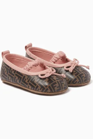 Fendi FF Ballerina Flats in Leather