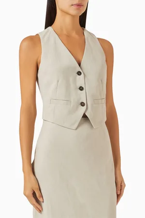 Brunello Cucinelli Waistcoat in Viscose-blend