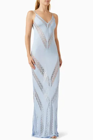MOEVA Mimi Maxi Dress in Mesh-knit