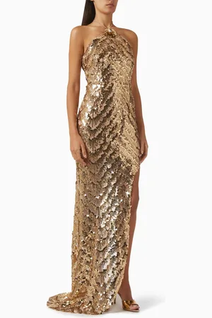 ELLIATT Alisha Sequin-embellished Gown