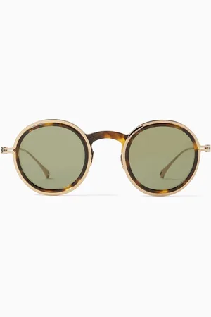 Giorgio Armani Round Sunglasses in Metal