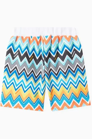 Missoni Baby Chevron Shorts in Cotton Jersey