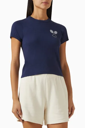 RAG&BONE Raquet Baby T-shirt in Cotton