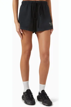 FEAR OF GOD Logo Running Shorts in Cotton-jersey