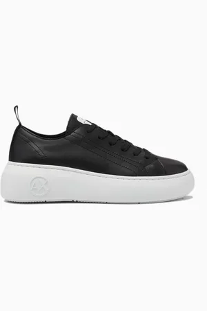 Armani Exchange AX Chunky Sneakers in Faux Leather