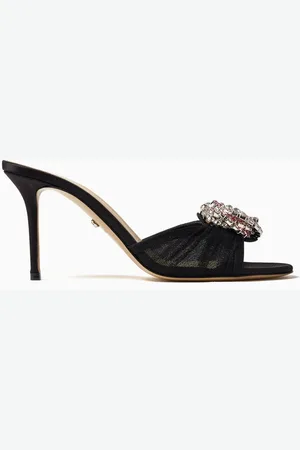 Mach & Mach Galaxy 85 Mule Sandals in Tulle