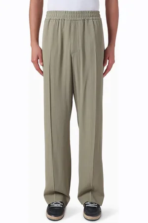 Golden Goose Wide-leg Sweatpants in Viscose-blend