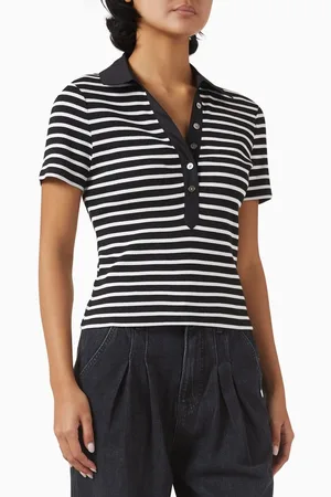 VERONICA BEARD Kearney T-shirt in Stretch Cotton