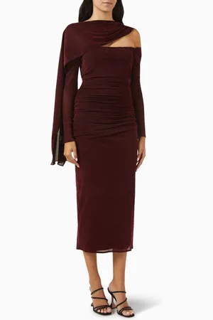 NAFSIKA SKOURTI The Dune Scarf Midi Dress