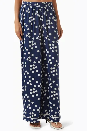 by Ti Mo Polka-dot Pants in Satin