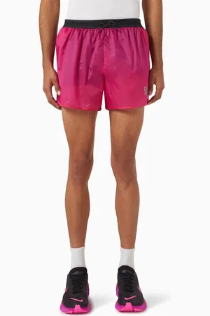 OVER OVER Logo Track Shorts in Nylon