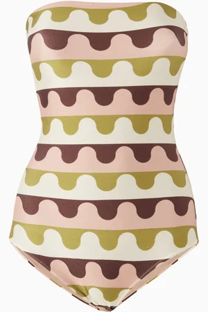 Adriana Degreas Giardino Strapless One-piece Swimsuit
