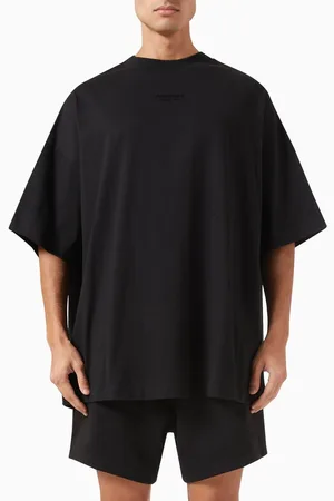 FEAR OF GOD Essentials Logo T-shirt in Cotton-fleece