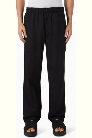 Calvin Klein Pleated Pants in Cotton-blend