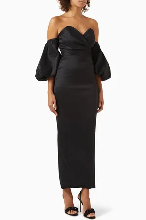 Elle Zeitoune Karter Dress in Satin
