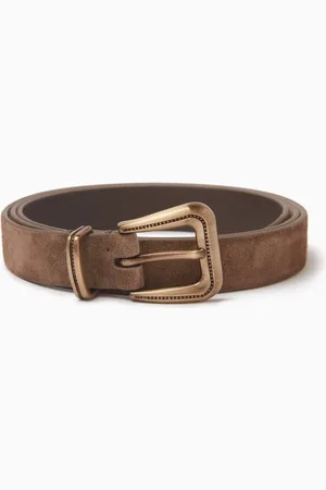 Brunello Cucinelli Monili Belt in Suede Calfskin