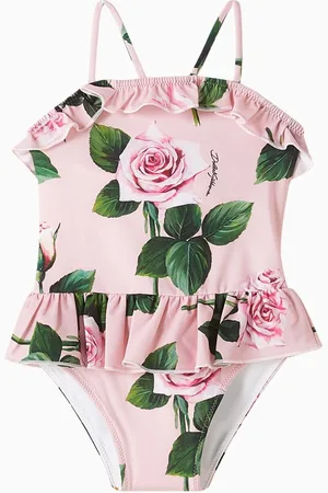 Dolce & Gabbana Rose-print Swimsuit