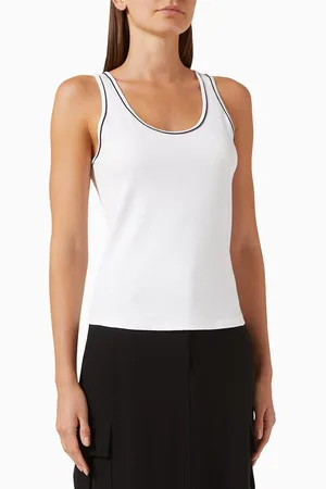 THEORY Knit Tank Top in Pima Cotton Blend