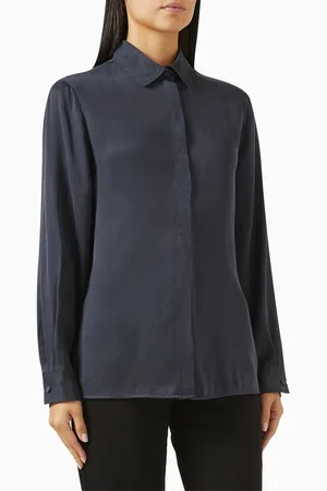 Emporio Armani Long-sleeve Shirt in Viscose
