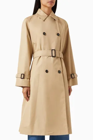 Max Mara Canasta Reversible Trench Coat in Cotton-blend