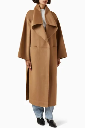 Totême Signature Coat in Wool-cashmere