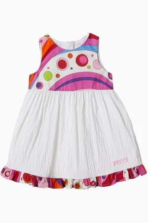 Emilio Pucci Fontane-print Dress in Cotton-blend