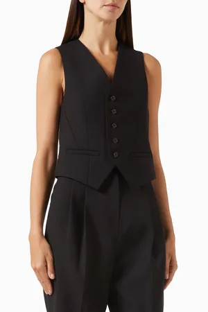 The Frankie Shop Gelso Waistcoat in Suiting Fabric