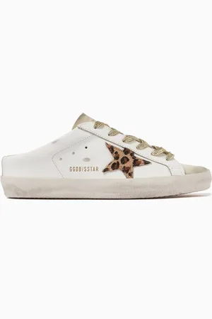 Golden Goose Super-Star Sabot Sneakers in Leather