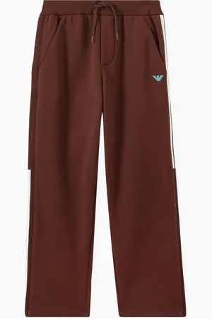 Emporio Armani Logo Sweatpants in Cotton