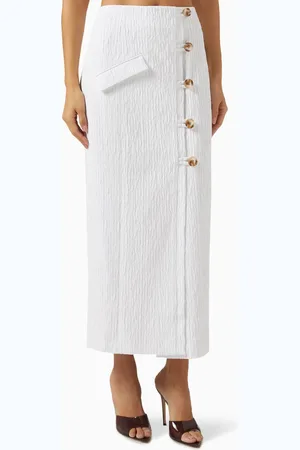 Anna Quan Jordyn Crinkle Maxi Skirt
