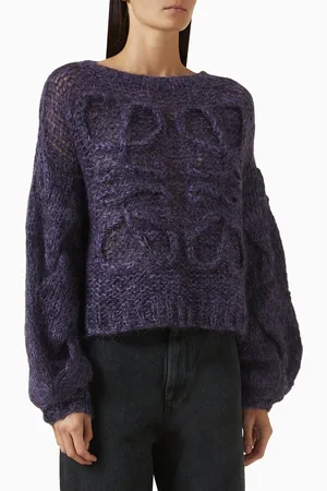 Loewe Anagram Sweater in Mohair-blend