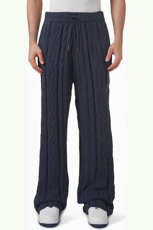 HONOR THE GIFT Cable Leisure Pant in Cotton-blend