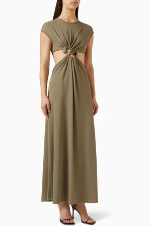 CHRISTOPHER ESBER S-buckle Tank Maxi Dress