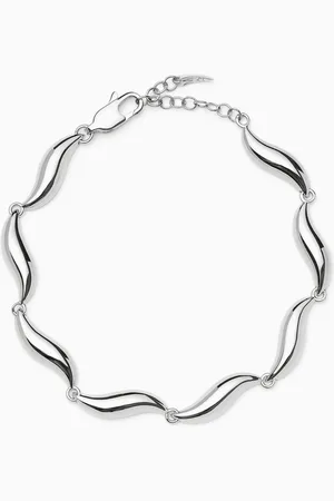 Missoma Savi Signature Chain Bracelet in -plated Rhodium