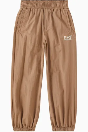 Emporio Armani EA7 Logo Jogger Pants in Cotton-blend