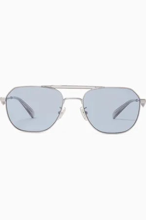 Coach Aviator Sunglasses in Metal