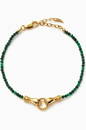 Missoma X Harris Reed In Good Hands Bracelet in 18kt Gold-plated Brass
