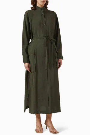 COS Utility Belted Shirt Dress in TENCEL™ Blend