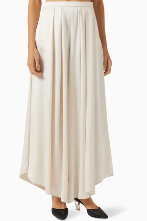 Giorgio Armani Love Capsule Wide-leg Pants in Silk