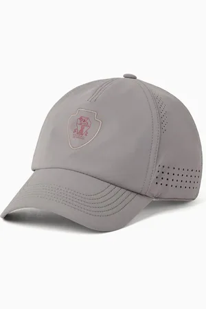 Brunello Cucinelli Logo Crest Baseball Cap in Canvas