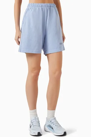 Sporty & Rich SR Sport Gym Shorts in Cotton