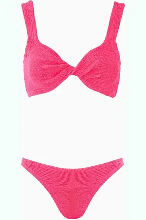 Hunza G Juno Bikini Set in Crinkle™ Fabric