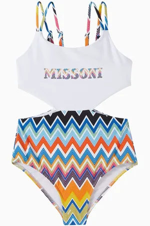 Missoni Chevron One-piece Swimsuit